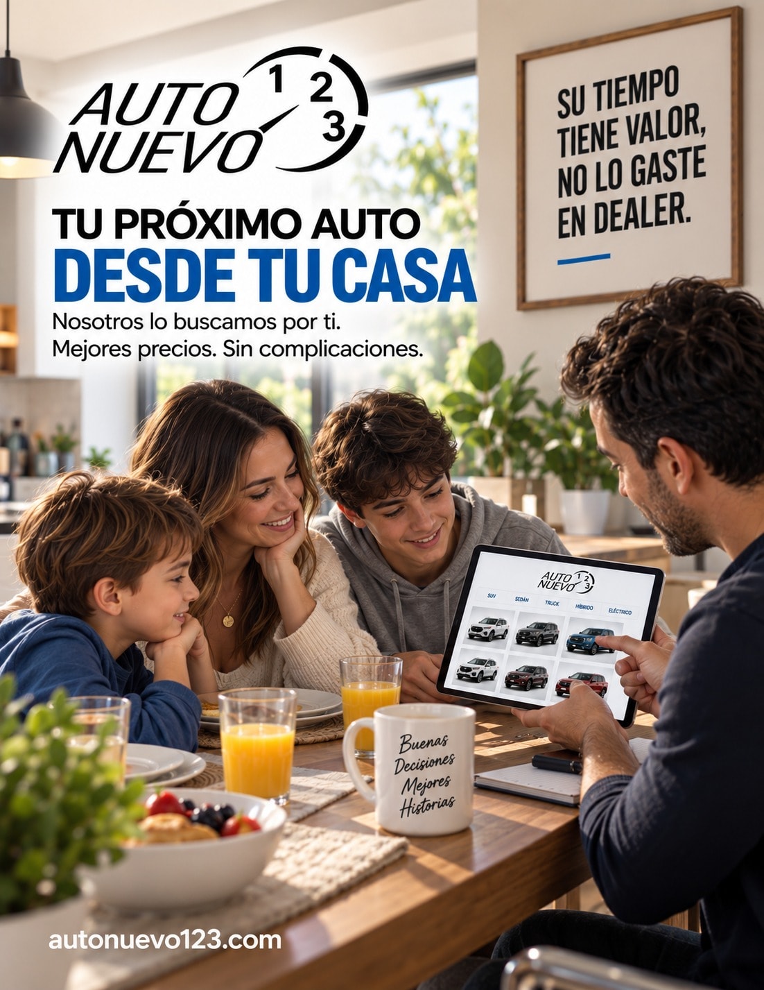 Tu próximo auto desde tu casa — AutoNuevo123